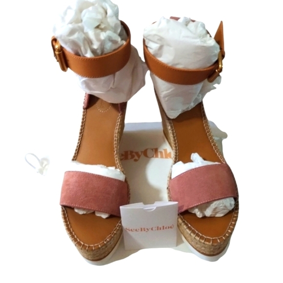 NIB Sea by Chloe Espadrille Sandals - Picture 1 of 13